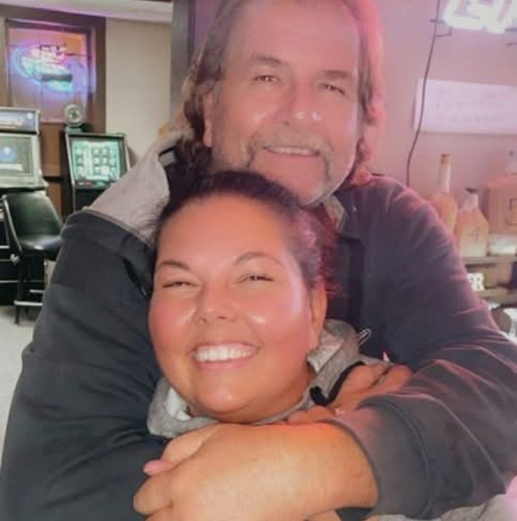 Nikki and her dad